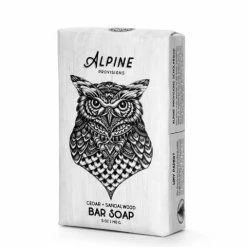 Soaps & Lotions Alpine Provisions Organic Biodegradable Bar Soap, Cedar + Sandlewood, 5 Oz Bar,