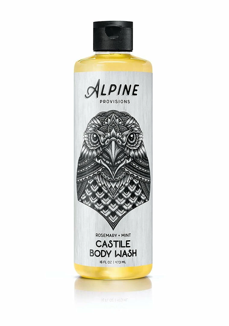 Alpine Provisions, Organic Castile Body Wash, Rosemary + Mint, Biodegradable, Vegan, 16oz Soaps & Lotions 3 Alpine Provisions, Organic Castile Body Wash, Rosemary + Mint, Biodegradable, Vegan, 16oz Soaps & Lotions