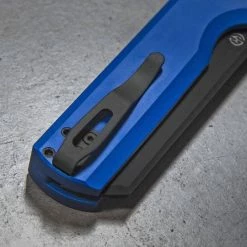 Arcform Blue ARC-071 Slimfoot Black Blade Auto Knife 3.1" 154CM (USA) 10 Arcform Blue ARC-071 Slimfoot Black Blade Auto Knife 3.1