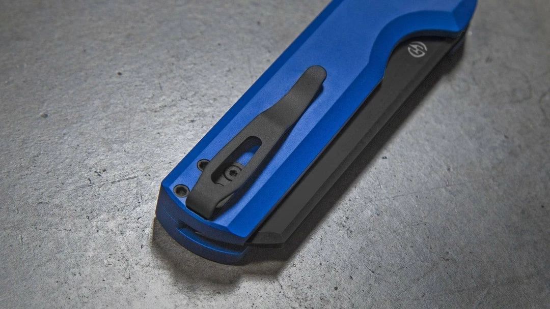 Arcform Blue ARC-071 Slimfoot Black Blade Auto Knife 3.1" 154CM (USA) 5 Arcform Blue ARC-071 Slimfoot Black Blade Auto Knife 3.1" 154CM (USA)