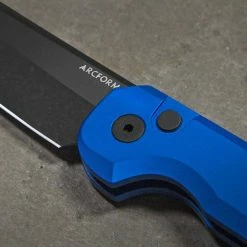 Arcform Blue ARC-071 Slimfoot Black Blade Auto Knife 3.1" 154CM (USA) 11 Arcform Blue ARC-071 Slimfoot Black Blade Auto Knife 3.1