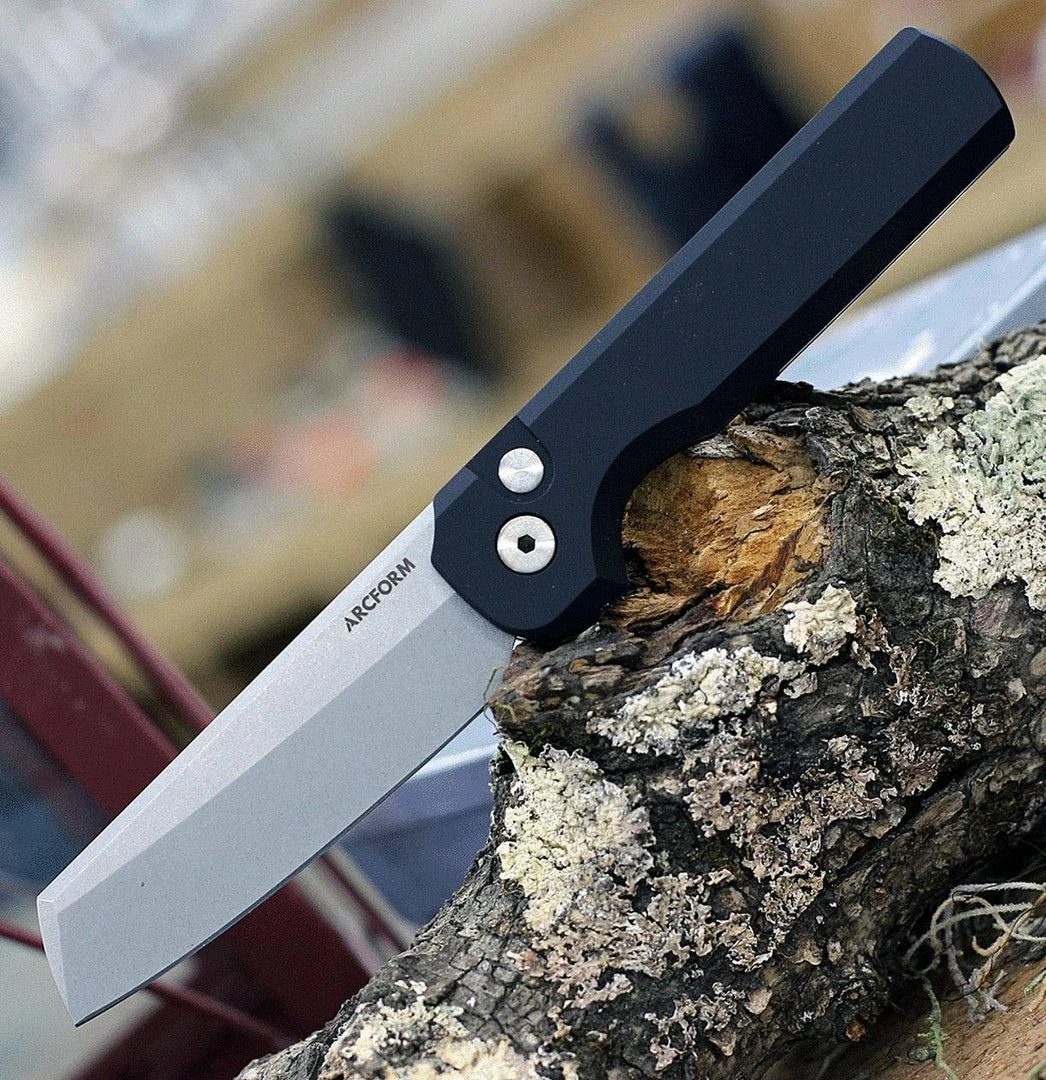 Arcform Slimfoot ARC-059 Auto Blk Alum 3.1" 154CM SW Sheepsfoot) (USA) 3 Arcform Slimfoot ARC-059 Auto Blk Alum 3.1" 154CM SW Sheepsfoot) (USA)