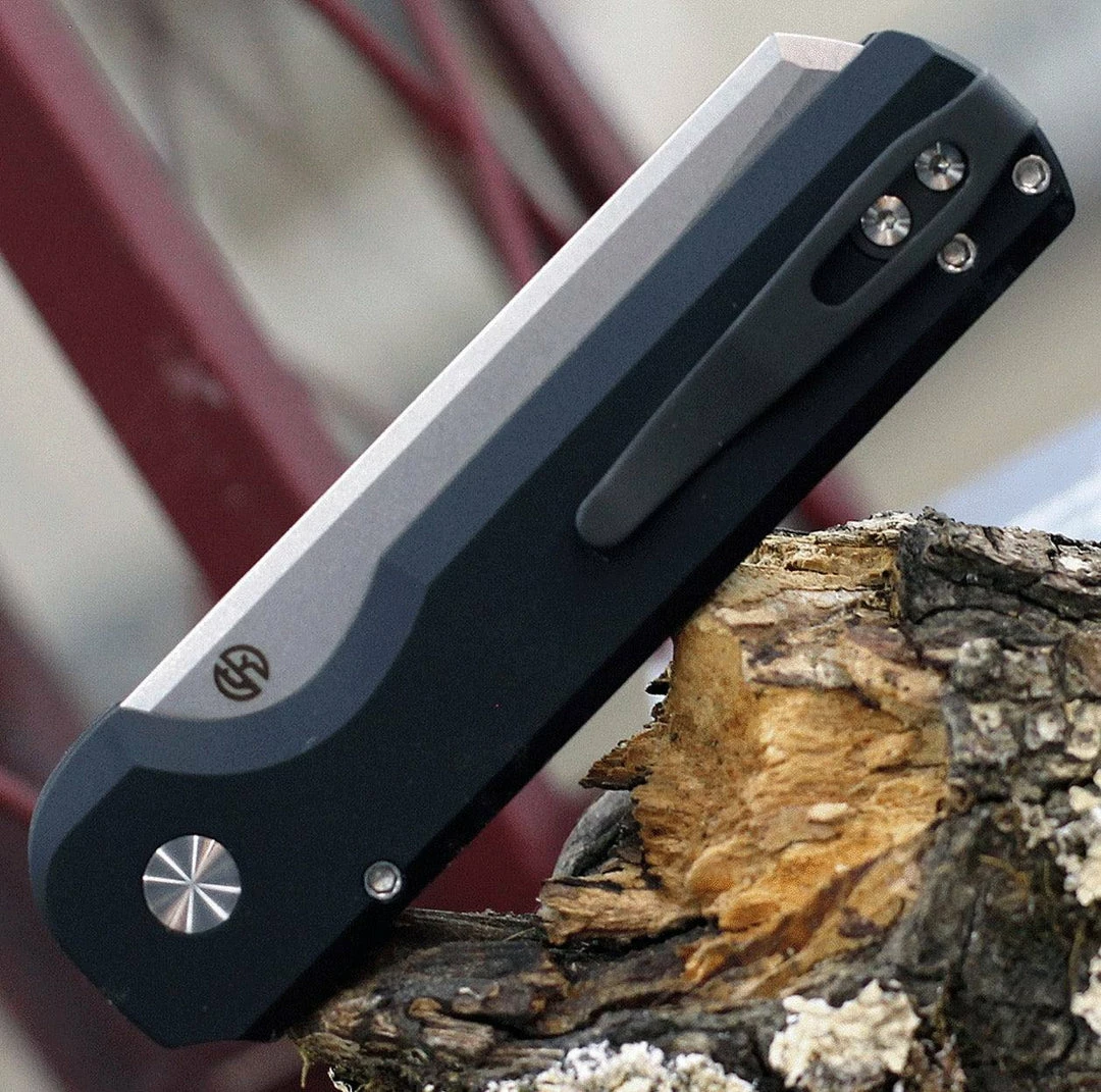 Arcform Slimfoot ARC-059 Auto Blk Alum 3.1" 154CM SW Sheepsfoot) (USA) 5 Arcform Slimfoot ARC-059 Auto Blk Alum 3.1" 154CM SW Sheepsfoot) (USA)