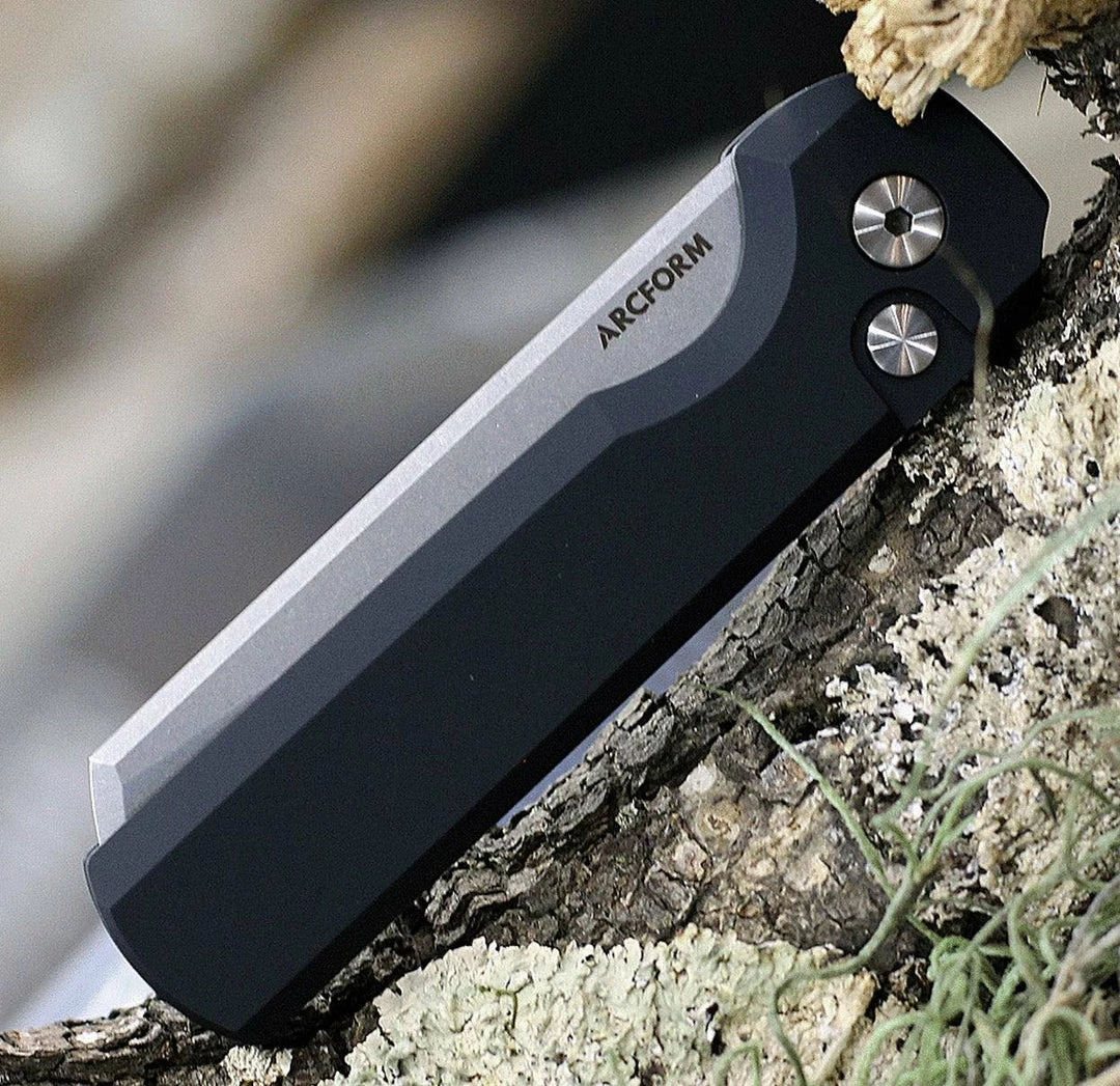 Arcform Slimfoot ARC-059 Auto Blk Alum 3.1" 154CM SW Sheepsfoot) (USA) 6 Arcform Slimfoot ARC-059 Auto Blk Alum 3.1" 154CM SW Sheepsfoot) (USA)