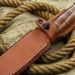 BARK RIVER KNIVES Bark River Canoe Knife CruWear Hellfire Maple Burl (USA)