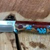 BARK RIVER KNIVES Bark River Gunny CPM 3V Knife - Red Cholla Cactus With Turquoise - Gray Liners - Rampless 2 BARK RIVER KNIVES Bark River Gunny CPM 3V Knife - Red Cholla Cactus With Turquoise - Gray Liners - Rampless