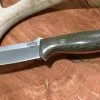 BARK RIVER KNIVES Bark River Gunny CPM 3V Knife W/ Green Canvas Micarta - Red Liners - Mosaic Pins 1 BARK RIVER KNIVES Bark River Gunny CPM 3V Knife W/ Green Canvas Micarta - Red Liners - Mosaic Pins