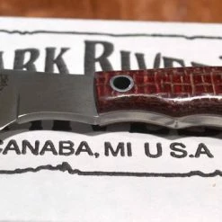BARK RIVER KNIVES Bark River Mini Canadian CPM 3V Knife Micarta W/ White Liners (USA)