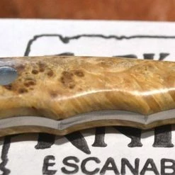 BARK RIVER KNIVES Bark River Mini Canadian CPM 3V Knife Natural Elder Burl #1 (USA)
