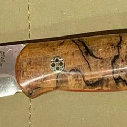 BARK RIVER KNIVES Bark River Ultralite Bushcrafter CPM 3V Spalted Maple Burl - Red Liners - Mosaic Pins 9 BARK RIVER KNIVES Bark River Ultralite Bushcrafter CPM 3V Spalted Maple Burl - Red Liners - Mosaic Pins