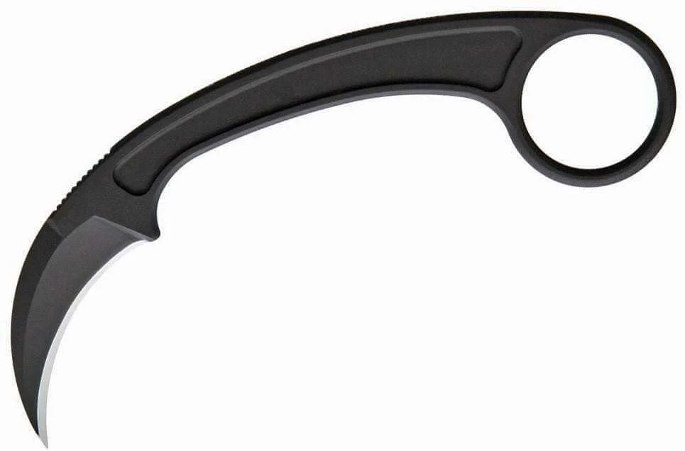 BASTINELLI CREATIONS All Knife Brands Bastinelli PiKa Fixed 1.65" Black Cerakote N690CO Hawkbill Blade 3 BASTINELLI CREATIONS All Knife Brands Bastinelli PiKa Fixed 1.65" Black Cerakote N690CO Hawkbill Blade