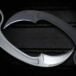 BASTINELLI CREATIONS All Knife Brands Bastinelli PiKa Fixed 1.65" Black Cerakote N690CO Hawkbill Blade 14 BASTINELLI CREATIONS All Knife Brands Bastinelli PiKa Fixed 1.65