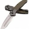 Benchmade 496 Vector Knife OD Green G-10 (3.6" Satin) 2 Benchmade 496 Vector Knife OD Green G-10 (3.6" Satin)