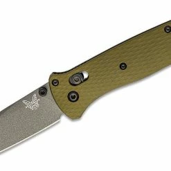 Benchmade 537GY-1 Bailout Knife Green Aluminum Knife 3.4" (USA)
