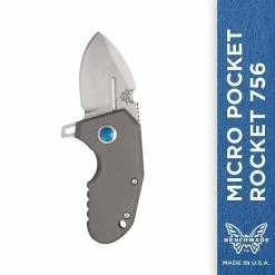 Benchmade 756 Micro Pocket Rocket Knife Titanium MPR