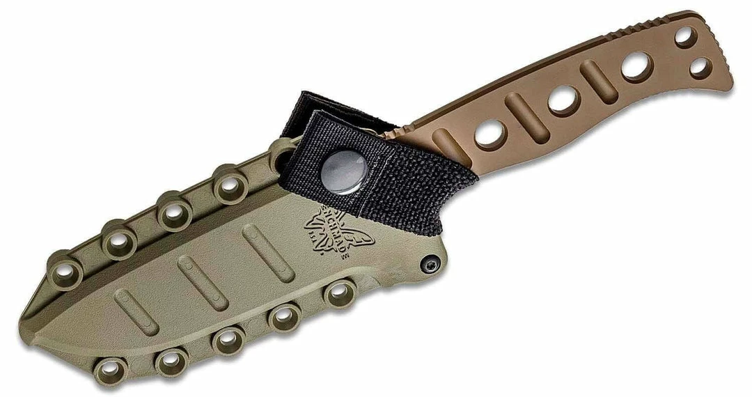 Benchmade Adamas Fixed Blade Knife 4.2" CruWear FDE 5 Benchmade Adamas Fixed Blade Knife 4.2" CruWear FDE