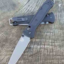 Benchmade Bailout Knife Black Grivory (3.38" Gray) 537GY 12 Benchmade Bailout Knife Black Grivory (3.38