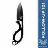 Benchmade Follow-Up Fixed Blade Black (2.6") 101BK 2 Benchmade Follow-Up Fixed Blade Black (2.6") 101BK
