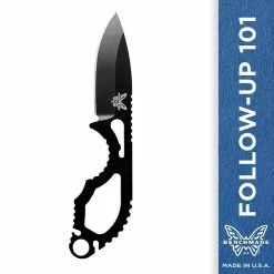 Benchmade Follow-Up Fixed Blade Black (2.6") 101BK