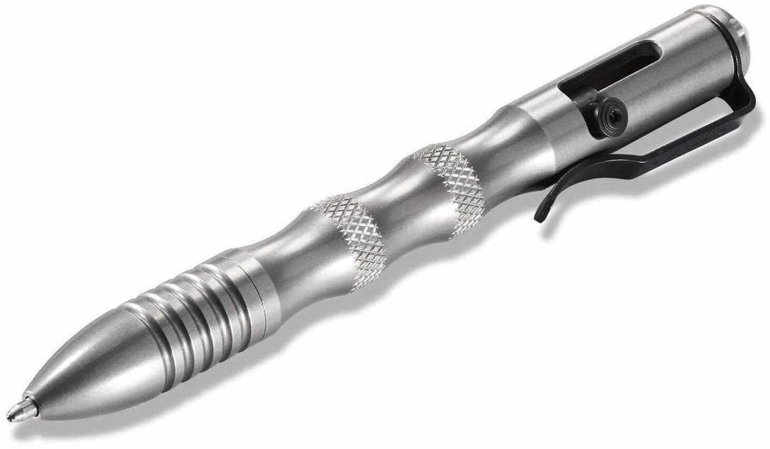 Benchmade Longhand Tactical Pen, Brushed Stainless 4.62" 6 Benchmade Longhand Tactical Pen, Brushed Stainless 4.62"