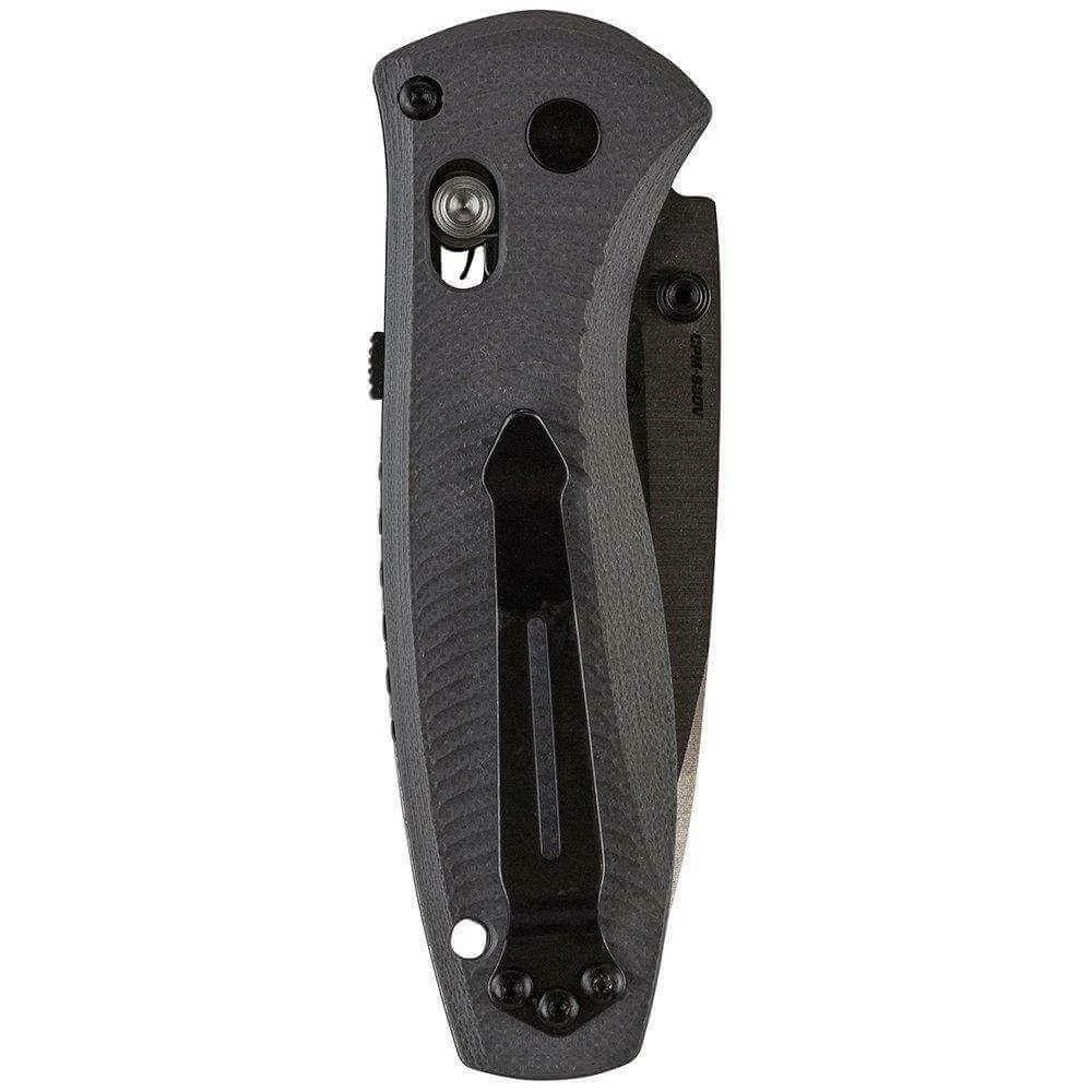 Benchmade Mini Barrage Knife Gray G-10 585-2 8 Benchmade Mini Barrage Knife Gray G-10 585-2