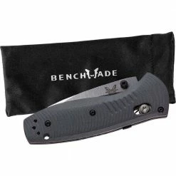 Benchmade Mini Barrage Knife Gray G-10 585-2 15 Benchmade Mini Barrage Knife Gray G-10 585-2
