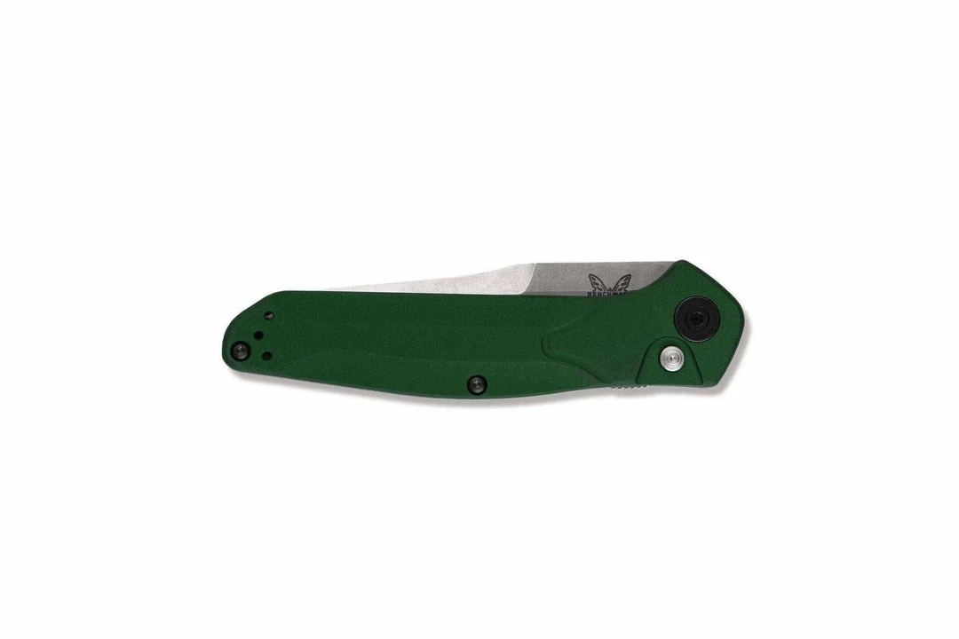 Benchmade Osborne 9400 Auto Knife Green Aluminum (3.4" Satin) 4 Benchmade Osborne 9400 Auto Knife Green Aluminum (3.4" Satin)