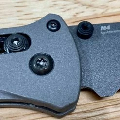 Benchmade Semi-Custom Bailout Knife Titanium Handles (3.4" Gray) 19 Benchmade Semi-Custom Bailout Knife Titanium Handles (3.4