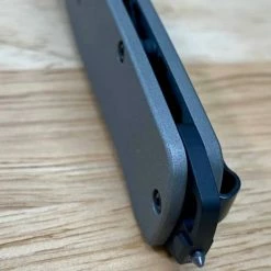 Benchmade Semi-Custom Bailout Knife Titanium Handles (3.4" Gray) 20 Benchmade Semi-Custom Bailout Knife Titanium Handles (3.4