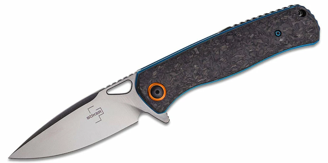 Boker 01BO319 Nebula Flipper Knife 3.62" D2 Carbon Fiber 3 Boker 01BO319 Nebula Flipper Knife 3.62" D2 Carbon Fiber