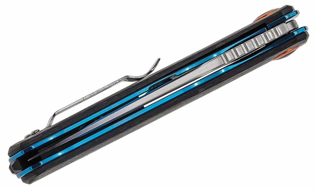 Boker 01BO319 Nebula Flipper Knife 3.62" D2 Carbon Fiber 6 Boker 01BO319 Nebula Flipper Knife 3.62" D2 Carbon Fiber