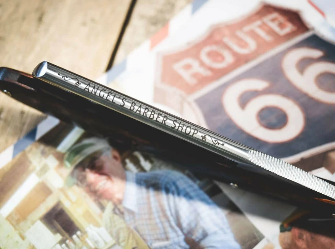 Boker 140225 Angel Delgadillo Route 66 Straight Razor 5 Boker 140225 Angel Delgadillo Route 66 Straight Razor