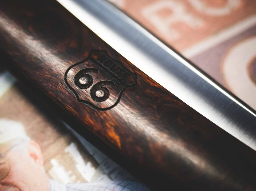 Boker 140225 Angel Delgadillo Route 66 Straight Razor 7 Boker 140225 Angel Delgadillo Route 66 Straight Razor