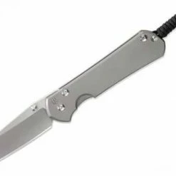 CHRIS REEVE KNIVES Chris Reeve Large Sebenza 31 Sprint Tanto S35VN Glass Blast Titanium Folder