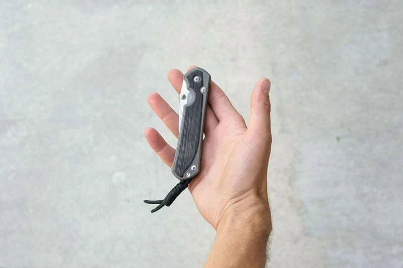 CHRIS REEVE KNIVES Chris Reeves Large Sebenza 31 Black Canvas Micarta 4 CHRIS REEVE KNIVES Chris Reeves Large Sebenza 31 Black Canvas Micarta