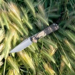CHRIS REEVE KNIVES Chris Reeves Large Sebenza 31 Natural Canvas Micarta