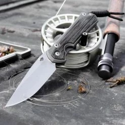 CHRIS REEVE KNIVES Chris Reeves Small Sebenza 31 Black Canvas Micarta