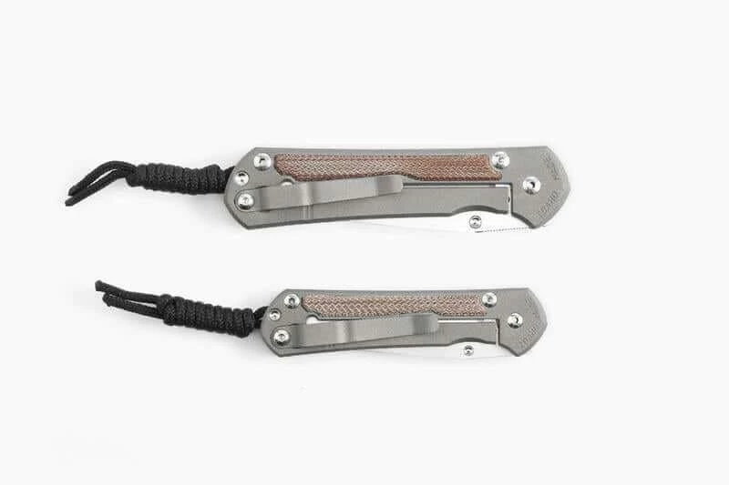 CHRIS REEVE KNIVES Chris Reeves Small Sebenza 31 Natural Canvas Micarta 8 CHRIS REEVE KNIVES Chris Reeves Small Sebenza 31 Natural Canvas Micarta