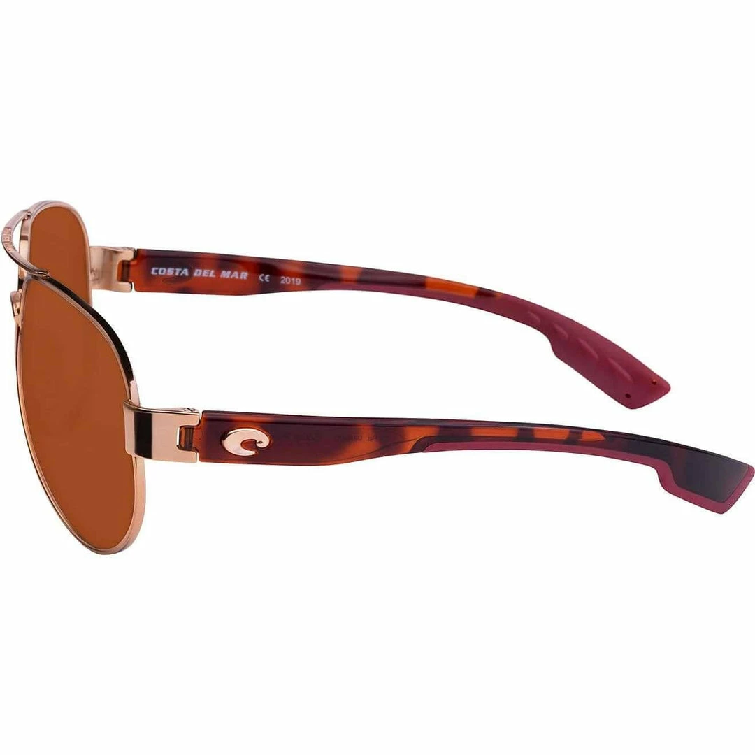 Costa South Point Shiny Blush Gold W/ Copper Sunglasses 580G 4 Costa South Point Shiny Blush Gold W/ Copper Sunglasses 580G