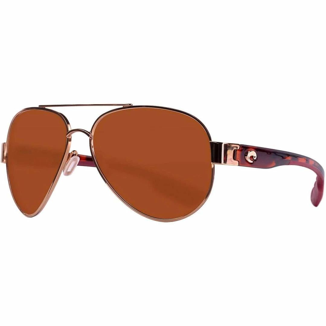 Costa South Point Shiny Blush Gold W/ Copper Sunglasses 580G 6 Costa South Point Shiny Blush Gold W/ Copper Sunglasses 580G