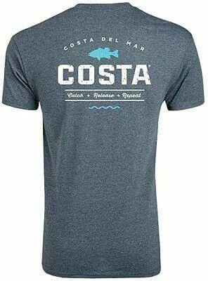 Costa Topwater Short Sleeve T Shirt (Dark Heather) 3 Costa Topwater Short Sleeve T Shirt (Dark Heather)