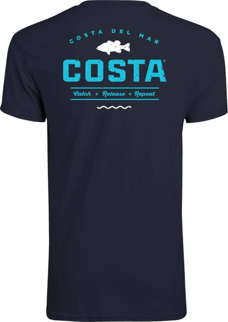 Costa Sunglasses Costa Topwater Short Sleeve T Shirt (Navy) 3 Costa Sunglasses Costa Topwater Short Sleeve T Shirt (Navy)