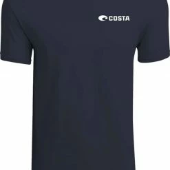 Costa Sunglasses Costa Topwater Short Sleeve T Shirt (Navy)
