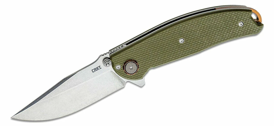 CRKT 2471 Butte Deadbolt Lock Assisted Flipper Knife 3.36" D2 Stonewashed G10 CRKT Knives 3 CRKT 2471 Butte Deadbolt Lock Assisted Flipper Knife 3.36" D2 Stonewashed G10 CRKT Knives