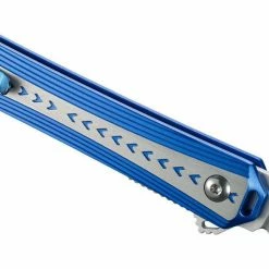 CRKT 6710 Stickler Assisted Flipper Knife 3.38" Sandvik 12C27, Blue & Silver 15 CRKT 6710 Stickler Assisted Flipper Knife 3.38