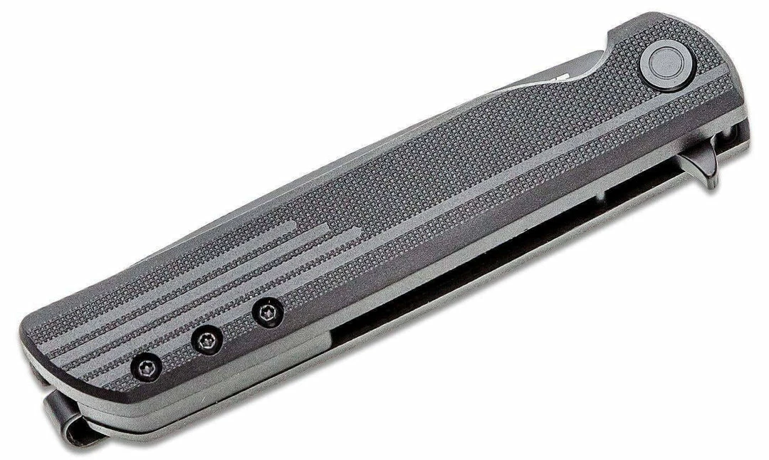 CRKT Knives CRKT Matthew Lerch LCK + Blackout Assisted Flipper Knife 3.244" Black Reverse Tanto Blade 5 CRKT Knives CRKT Matthew Lerch LCK + Blackout Assisted Flipper Knife 3.244" Black Reverse Tanto Blade