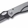 CRKT Pazoda 2 Folding Knife 2.125" Plain Blade, Stainless Steel Handles