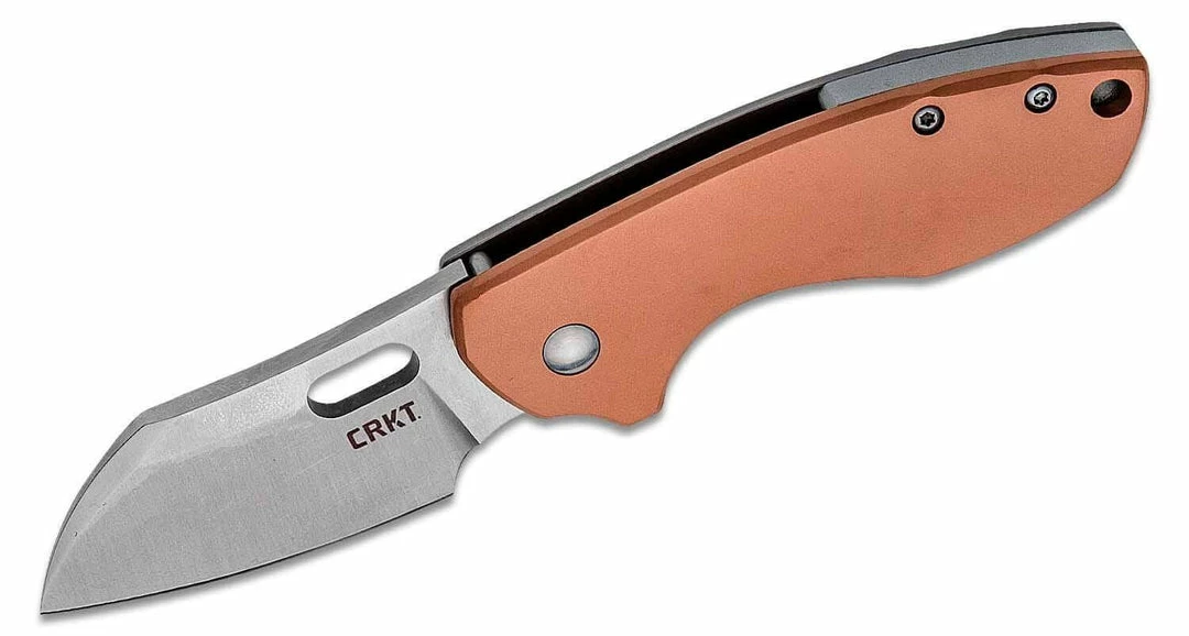 CRKT Pilar Frame Lock Knife Stainless Steel/Copper (2.4" Satin) 5311CU 3 CRKT Pilar Frame Lock Knife Stainless Steel/Copper (2.4" Satin) 5311CU