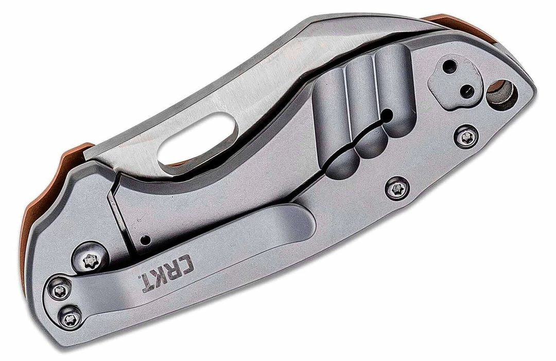 CRKT Pilar Frame Lock Knife Stainless Steel/Copper (2.4" Satin) 5311CU 5 CRKT Pilar Frame Lock Knife Stainless Steel/Copper (2.4" Satin) 5311CU