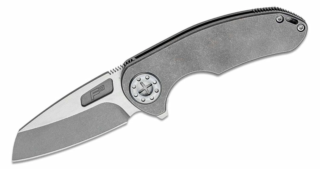 CURTISS CUSTOM KNIVES Curtiss F3 Medium Flipper Knife 3.25" CTS-XHP Wharncliffe - F3 Medium WH/FL 3 CURTISS CUSTOM KNIVES Curtiss F3 Medium Flipper Knife 3.25" CTS-XHP Wharncliffe - F3 Medium WH/FL